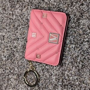 VS Victoria's Secret ID Case Wallet Keychain